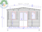 Oxford Plus 5x4 Log Cabin - Image 3