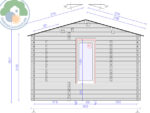 Pila 5x4 Log Cabin - Image 4