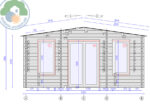 Grande 5x4 Log Cabin - Image 3