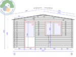 Belvedere Plus 5x6 Log Cabin - Image 3