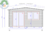 Trentino Plus 4x3 Log Cabin - Image 3