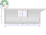 Trentino Plus 5x5 Log Cabin - Image 4