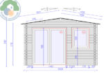 Trentino Plus 3x4 Log Cabin - Image 3