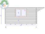 Trentino Plus 3x4 Log Cabin - Image 4