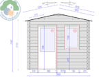 Belvedere Plus 3x3 Log Cabin - Image 3