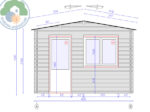 Belvedere Plus 4x4 Log Cabin - Image 3