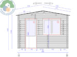 Belvedere Plus 4x3 Log Cabin - Image 3