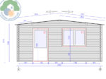 Belvedere Plus 5x4 Log Cabin - Image 3