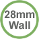 28mm Wall Logs