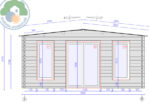 Grande 5x5 Log Cabin - Image 3