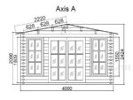 Brighton 4x3 Log Cabin - Image 3