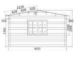 Oslo 6x4 Log Cabin - Image 4