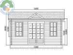 Clockhouse 5x4 Log Cabin - Image 3