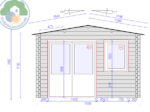 Arabba 3x3 Log Cabin - Image 3