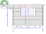 Arabba 3x3 Log Cabin - Image 4