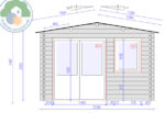 Arabba 3x4 Log Cabin - Image 3