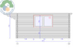 Arabba 3x4 Log Cabin - Image 4