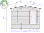 Clockhouse 4x3 Log Cabin - Image 4