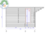 Chalet 5x4 Log Cabin - Image 4