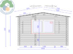 Selva 6x3 Log Cabin - Image 4
