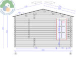 Clockhouse 5x4 Log Cabin - Image 4