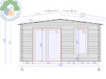 Corvara 4x3 Log Cabin - Image 3