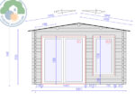 Corvara 3x4 Log Cabin - Image 3