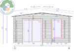 Corvara 4x5 Log Cabin - Image 3
