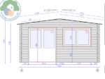 Arabba 4x3 Log Cabin - Image 3