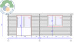 Aosta Plus 6x3 Log Cabin - Image 3