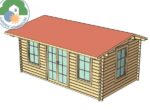 Bormio 4x3 Log Cabin