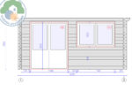 Selva 4x3 Log Cabin - Image 3