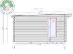 Torgnon 6x4 Log Cabin - Image 4