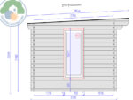 Cesano 5x3 Log Cabin - Image 4