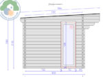 Nevoso 5x3 Log Cabin - Image 4