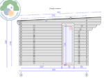 Nevoso 5x4 Log Cabin - Image 4