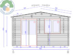 Arabba 5x3 Log Cabin - Image 3