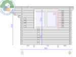 Arabba 5x3 Log Cabin - Image 4