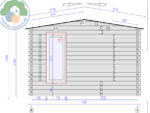 Meribel 5x4 Log Cabin - Image 4