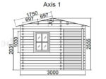 Alpina Plus 4x3 Log Cabin - Image 4
