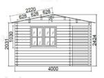 Alpina Plus 5x4 Log Cabin - Image 4