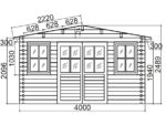 Oxford 4x3 Log Cabin - Image 3