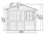 Savona 3x3 Log Cabin - Image 3