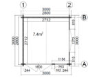 Savona 3x3 Log Cabin - Image 2