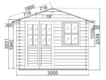 Savona 3x4 Log Cabin - Image 3